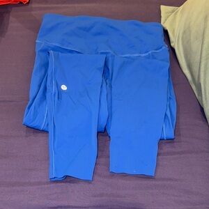 lululemon athletica Blue Leggings